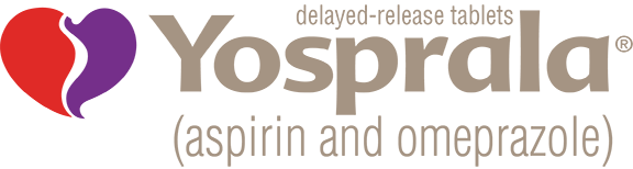 Yosprala (aspirin and omeprazole) delayed-release tablets logo